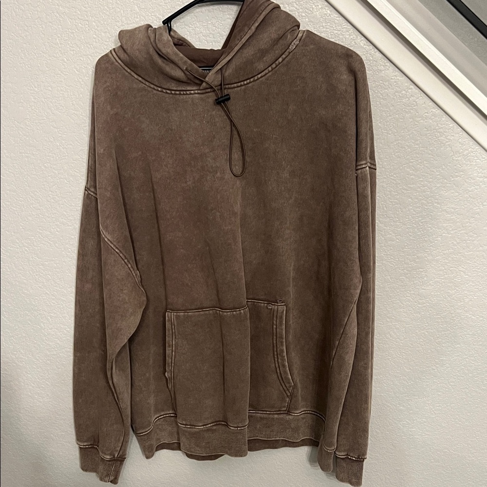 Forever 21 Men's Dark Brown Hoodie